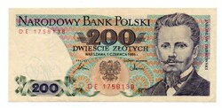 200 Złoty 1986 Poland