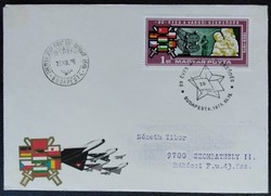 Ff3083 / 1976 20 years Warsaw Treaty stamp ran on fdc