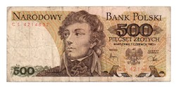 500       Złoty     1982   Lengyelország