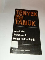 Jókai Mór - Emléksorok. Napló 1848-49-ből - Magvető Könyvkiadó, 1980
