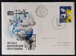 FF2619 / 1970 Meteorológiai Szolgálat bélyeg FDC-n futott