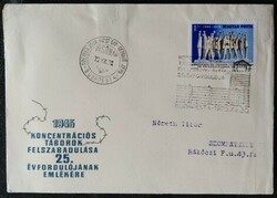 Ff2672 / 1970 concentration camps stamp ran on fdc
