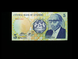 UNC - 5 MALOTI - LESOTHO - 1989 (igazi ritkaság!) Olvass!