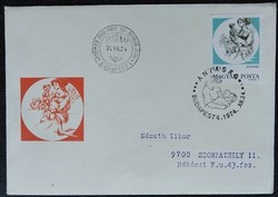 Ff3001 / 1974 maternity stamp ran on fdc