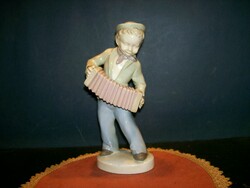 Tango accordionist boy figure 18 cm high
