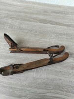 Antique wooden skates