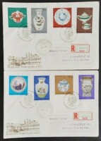 Ff2810-7 / 1972 Herend porcelains. Stamp ran on fdc