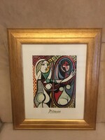 Picasso print in frame