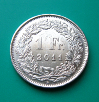 Switzerland - 1 franc - 2011 - 