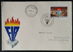 Ff2695 / 1971 20 years international federation of resistance fighters stamp ran on fdc