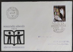 Ff2783 / 1972 international book year stamp ran on fdc