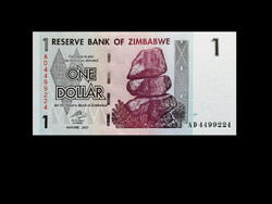 UNC - 1 DOLLÁR - ZIMBABWE - 2007