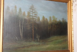 Antique signed painting 307
