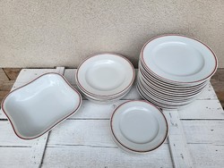 German Bavarian porcelain plate set / tableware