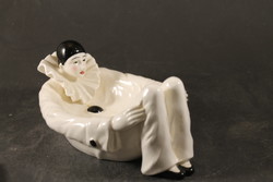 Art deco marked porcelain harlequin clown 310