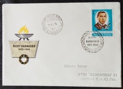 Ff2927 / 1973 Pest barnabás stamp ran on fdc