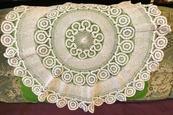 Beautiful crocheted tablecloth, handmade