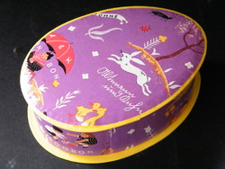 Vintage Altmann& Kühne bécsi bonbonos (Lukáts Kató tervezés) tojás alakú doboz