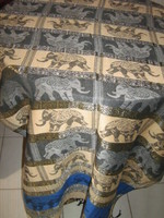 Beautiful elephant cashmere tablecloth runner or scarf