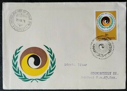 Ff2747 / 1971 fight against racial discrimination stamp ran on fdc