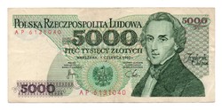 5.000       Złoty     1982   Lengyelország