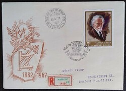 Ff2442 / 1968 Kodály Zoltan stamp ran on fdc