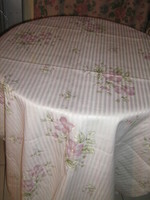 Charming pastel floral filigree huge tablecloth
