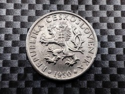 Csehszlovákia 1 korona, 1950