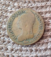 French Revolution 5 centimes l'an 7 a