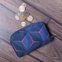 3D kockás pénztárca
