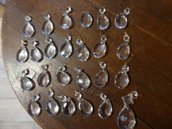Crystal chandelier part: drop pendant / per piece