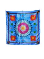 Mandala women's scarf 50x50 cm. (7170)