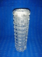 Retro üveg váza 17 cm (A7)