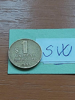 Uruguay 1 pesos 1998 aluminum-bronze sw