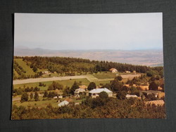 Postcard, matraszentlaszló, detail of village view, 1980-