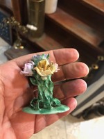 Óherend porcelain flower rarity, 8 cm high collector's piece.