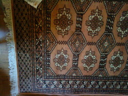 Hand-knotted Pakistani silk Persian rug