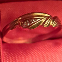 14 karátos arany köves gyűrű