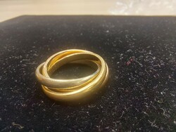 Tiffany & co 14k 3 color trinity ring