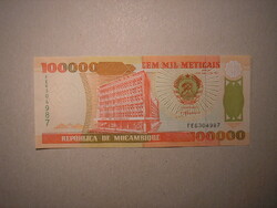 Mozambik-100 000 Meticais 1993 UNC