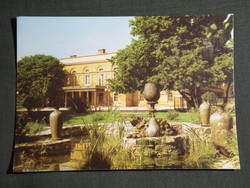 Postcard, Güngyös, Mátra Museum, view detail, 1970-80