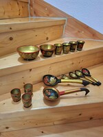 Russian-made wooden spoons for sale, etc