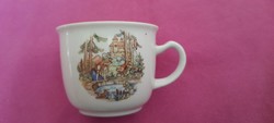 Kahla porcelán gyermek mese mintás csésze bögre Békakirály 6x7cm