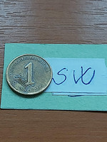 Ecuador 1 centavo 2000 brass sw