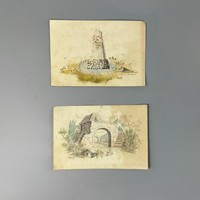 With Donato mark - Biedermeier pictures - 1830 ca.