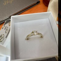 0.4ct diamond ring in 14kt gold