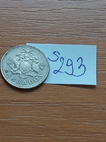 Barbados 10 cents 1984 bonaparte seagull, copper-nickel s293