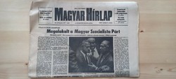 1989.október 9..Magyar Hirlap SZÜLINAPRA