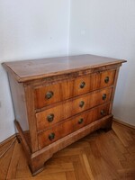 Biedermeier style chest of drawers with 3 drawers