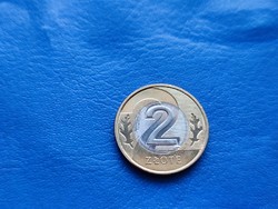 Poland 2 zloty 2018 bimetal! Ouch! Rare!